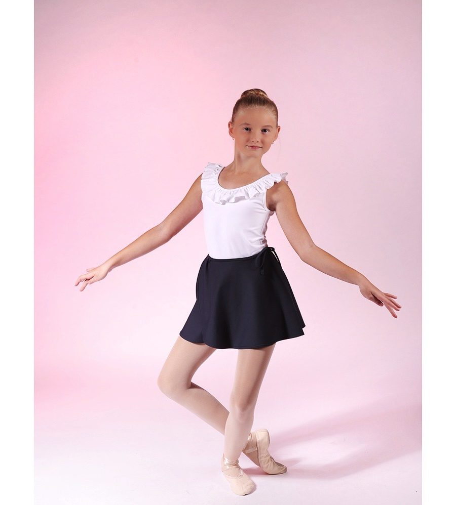 ESTRADA ruffle girl's dance leotard