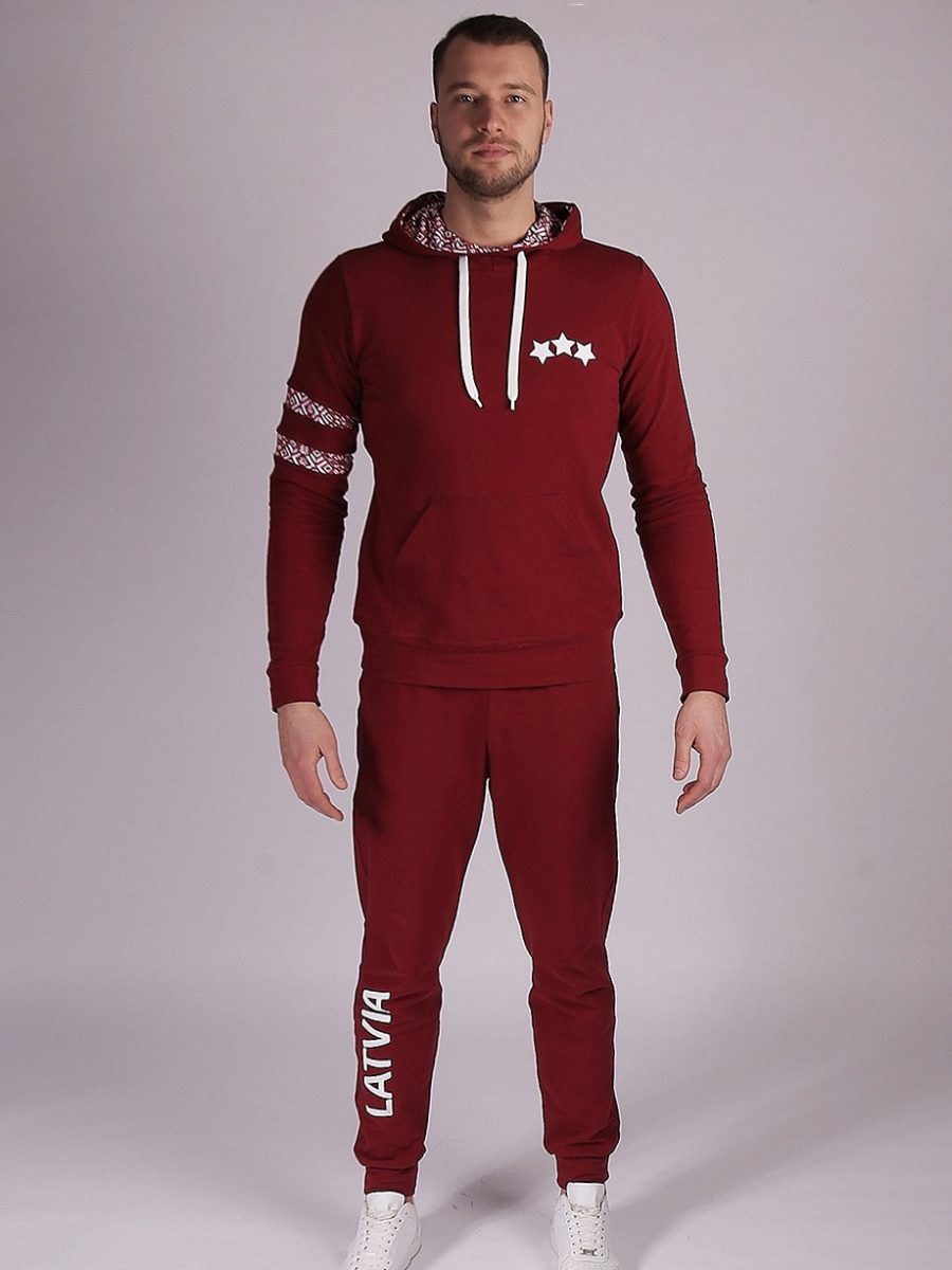 ESTRADA men's Tracksuit Hoodie Set "LATVIA"