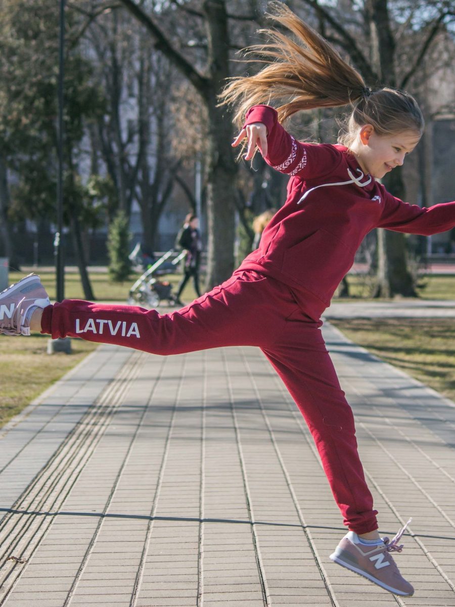 ESTRADA sporta džemperis "Latvia" meitenēm