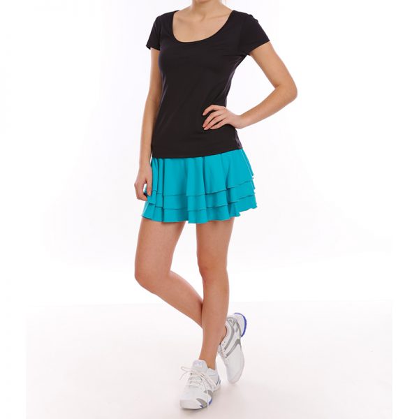 ESTRADA extra ruffle skirts with built-in shorts