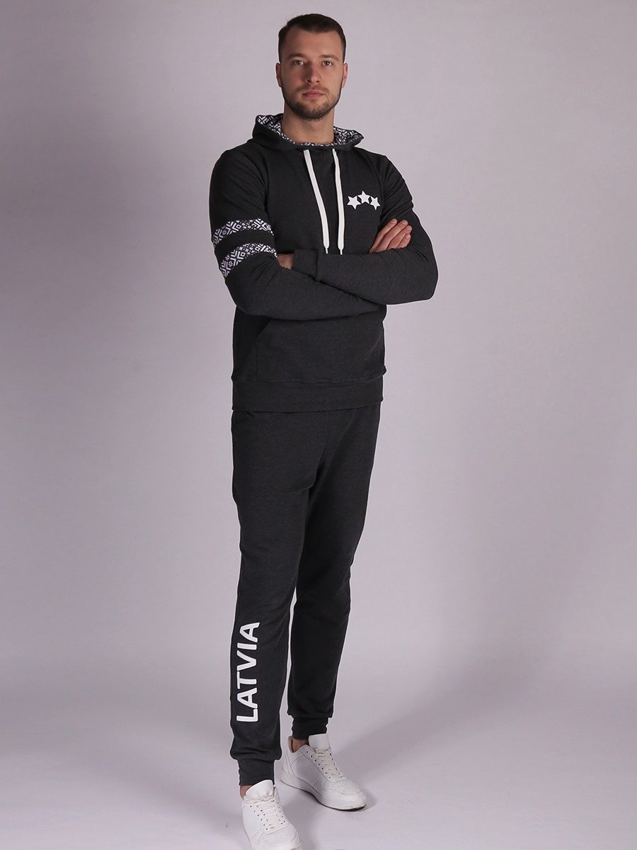 ESTRADA men's Tracksuit Hoodie Set "LATVIA"