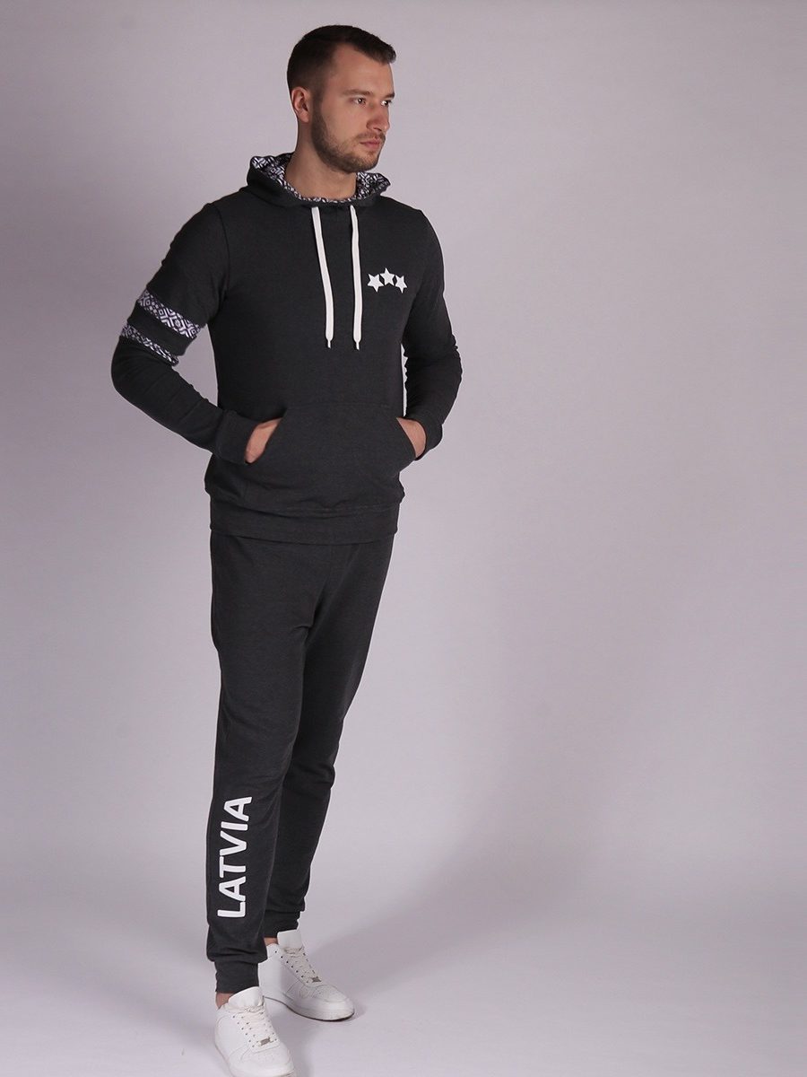 ESTRADA men's Tracksuit Hoodie Set "LATVIA"