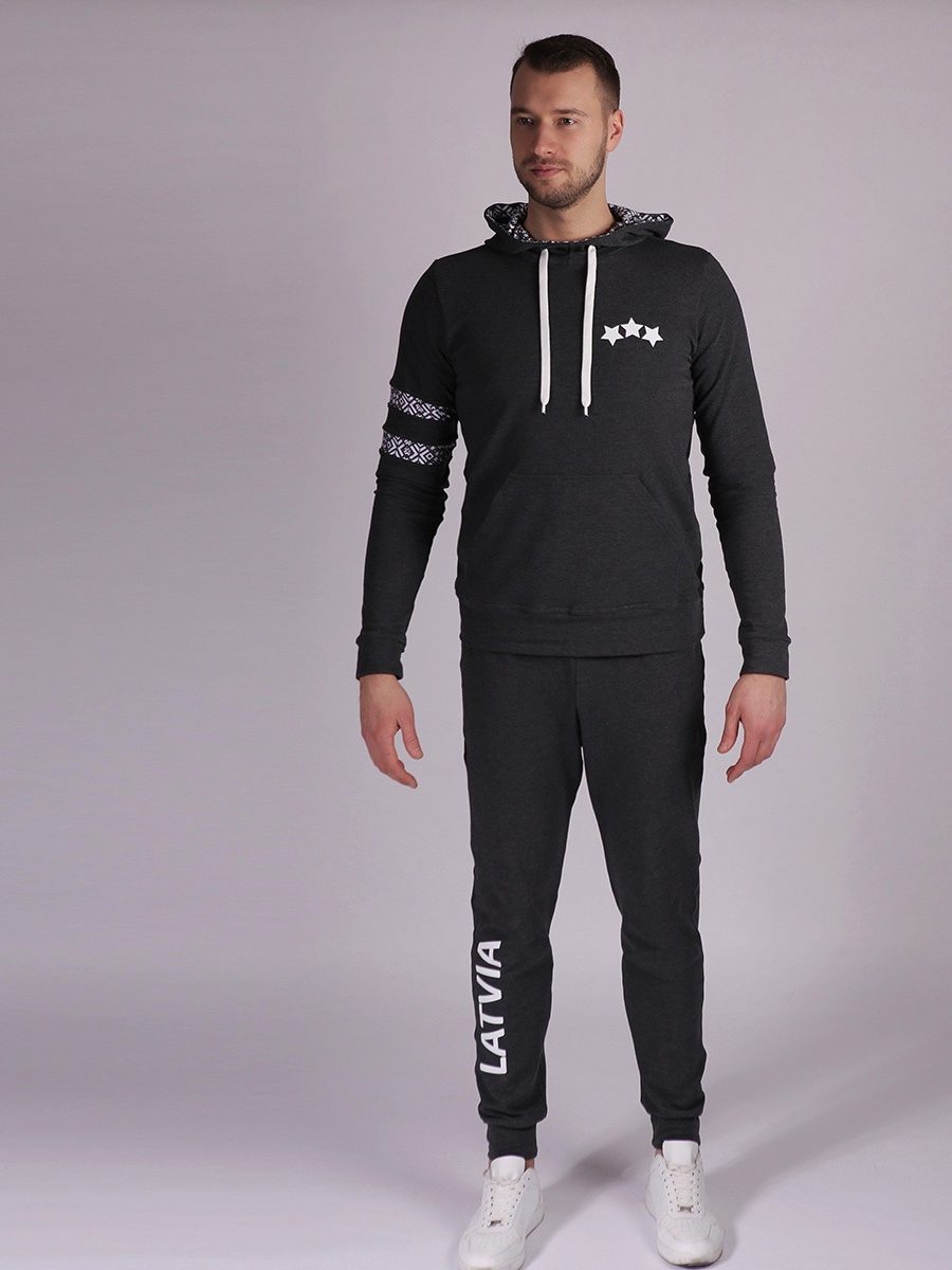 ESTRADA men's Tracksuit Hoodie Set "LATVIA"