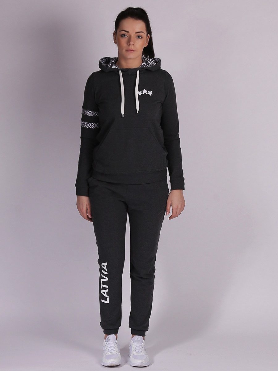 ESTRADA Cotton Tracksuit Hoodie Set "LATVIA"