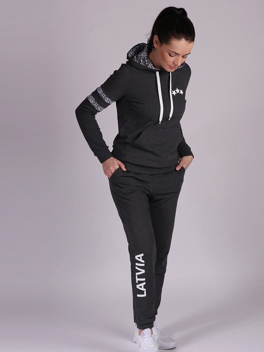 ESTRADA Cotton Tracksuit Hoodie Set "LATVIA"