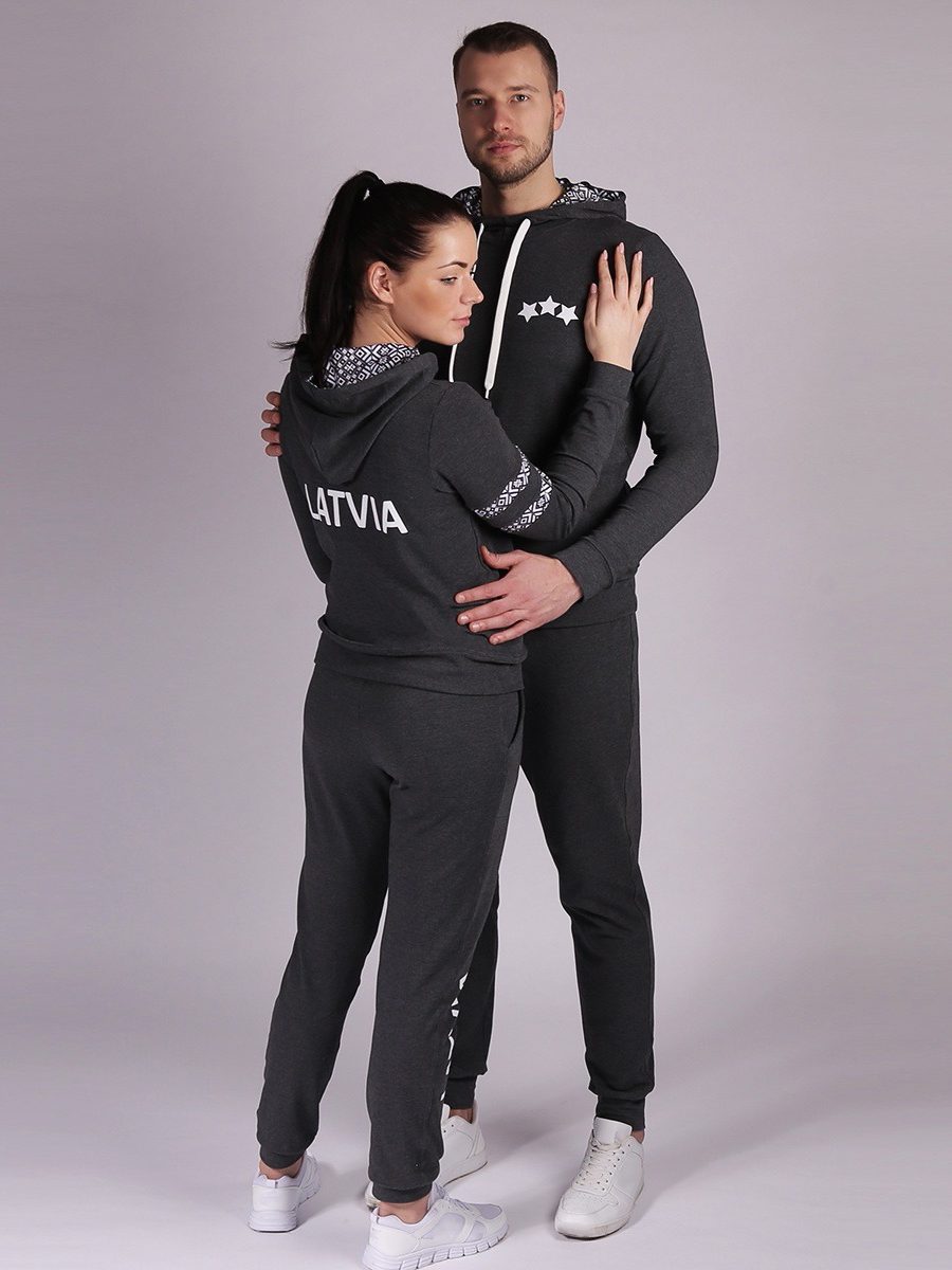 ESTRADA men's Tracksuit Hoodie Set "LATVIA"