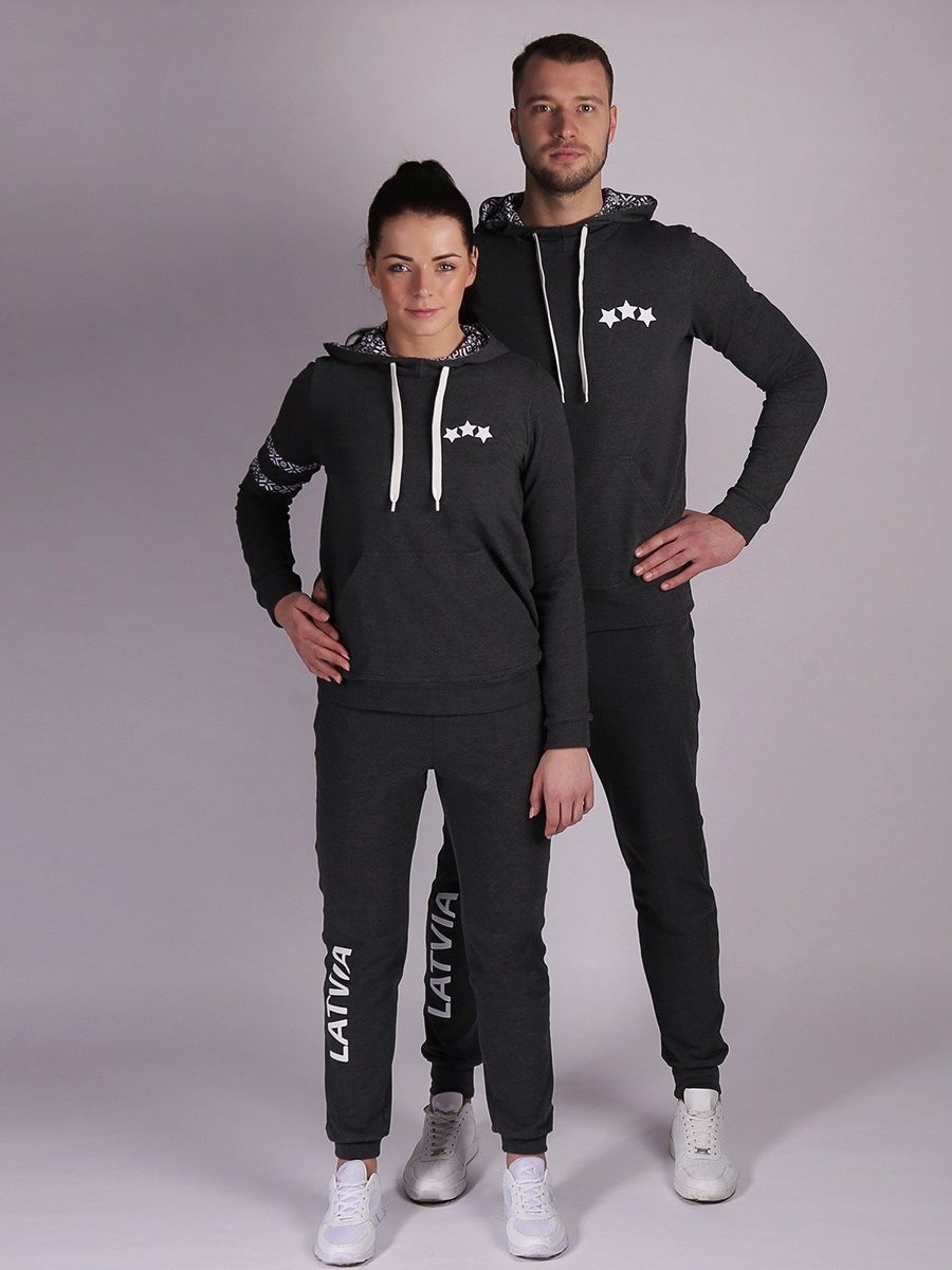 ESTRADA men's Tracksuit Hoodie Set "LATVIA"