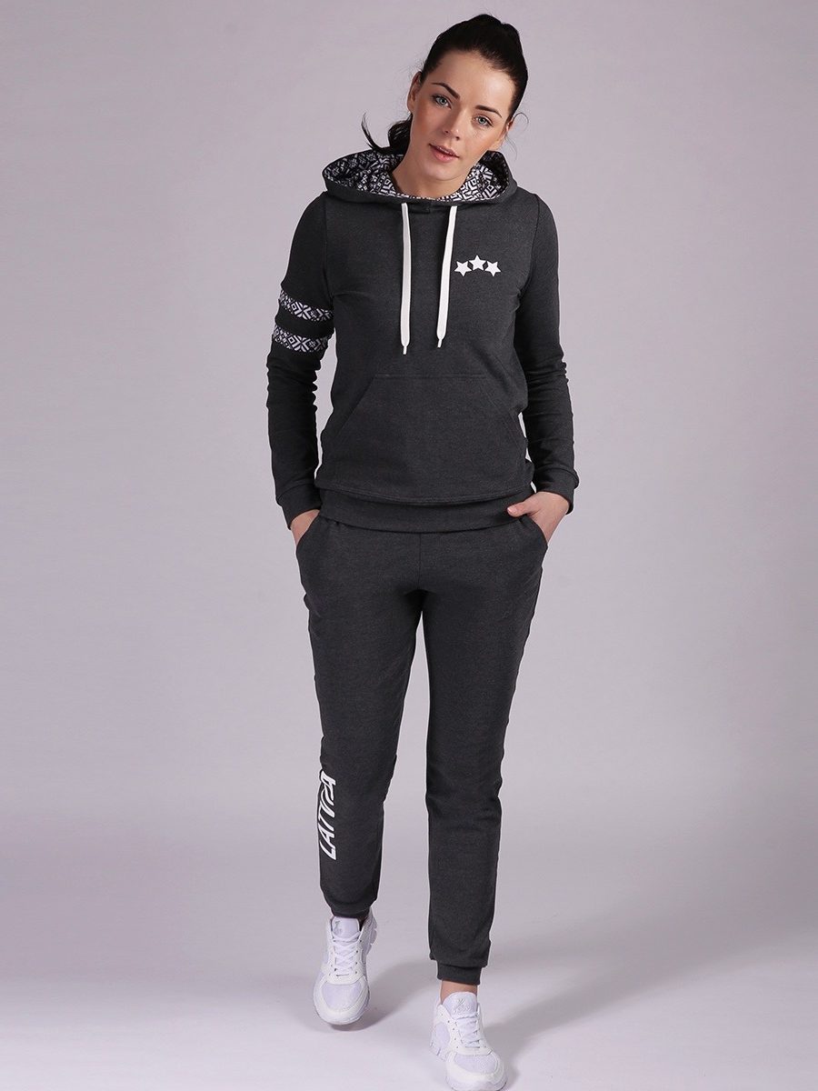 ESTRADA Cotton Tracksuit Hoodie Set "LATVIA"