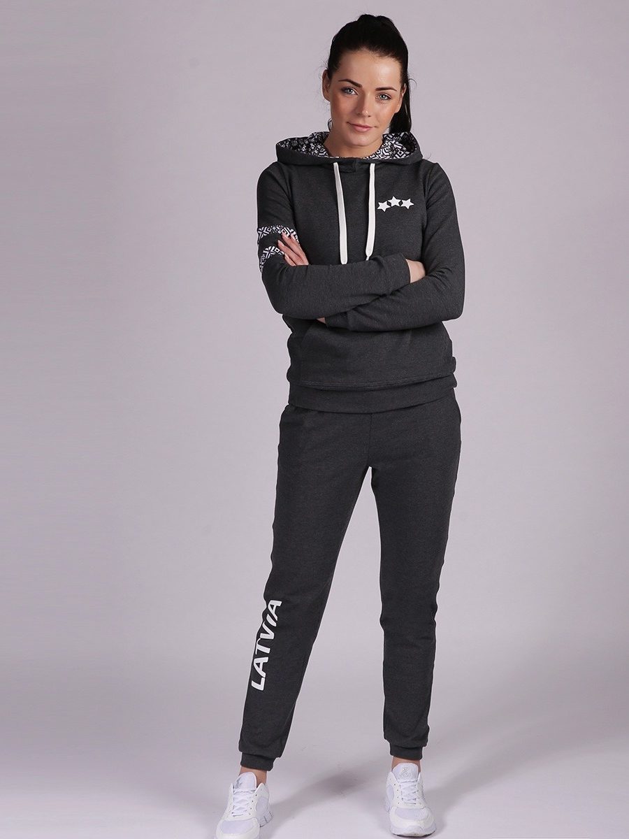 ESTRADA Cotton Tracksuit Hoodie Set "LATVIA"