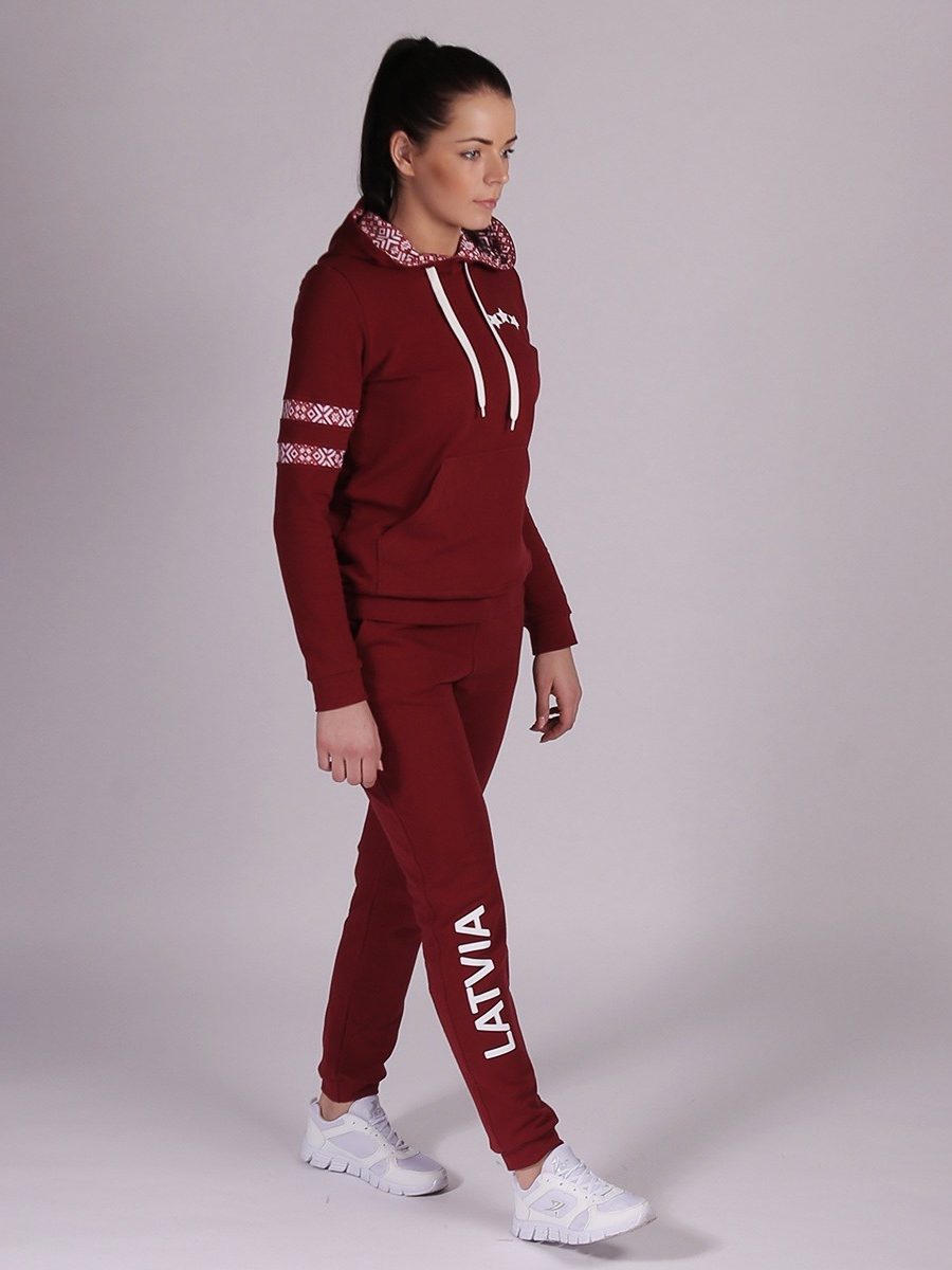 ESTRADA Cotton Tracksuit Hoodie Set "LATVIA"