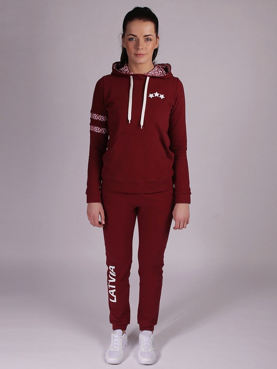 ESTRADA Cotton Tracksuit Hoodie Set "LATVIA"