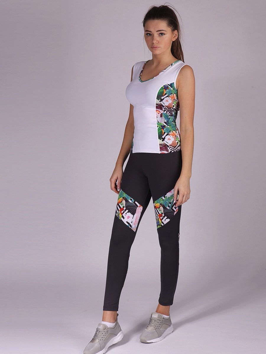 ESTRADA  "Tropical" Leggings