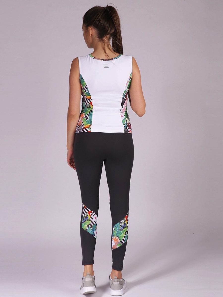 ESTRADA leggings with "Tropical" details