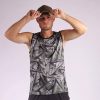 ESTRADA men's training grunge-printed tank
