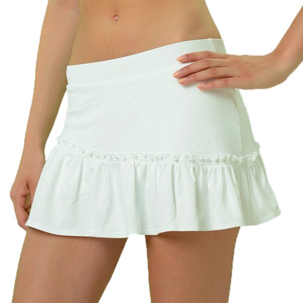 ESTRADA ruffle tennis skirts with built-in shorts