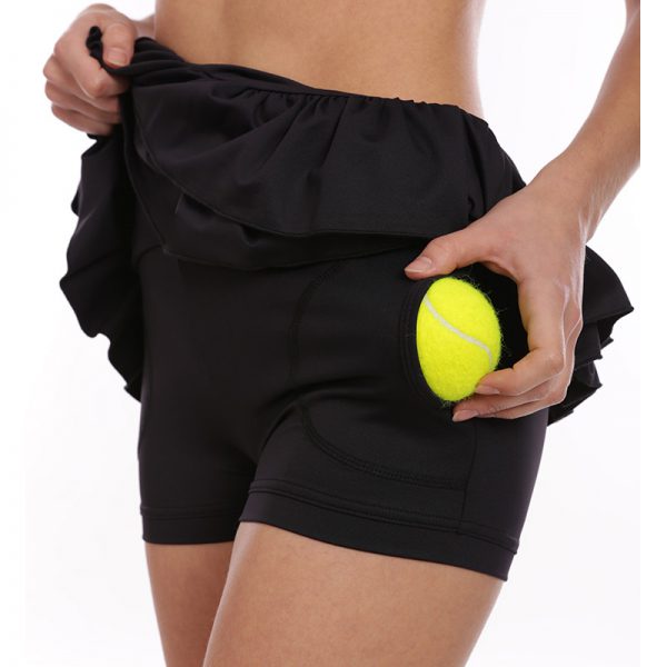 ESTRADA Geometrisch Tennis Rock (mit Shorts)