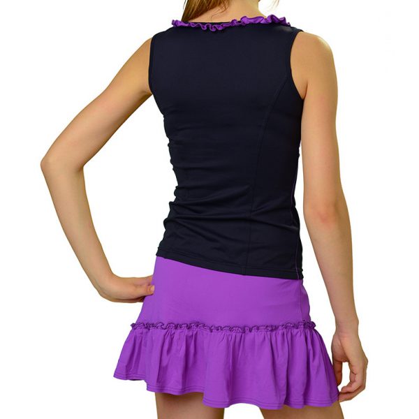 ESTRADA ruffle girls tennis top