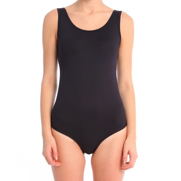 ESTRADA depth neckline dance leotard