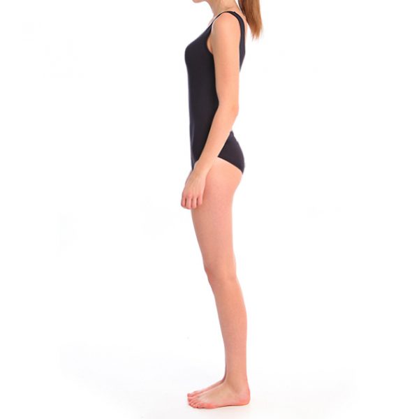 ESTRADA depth neckline dance leotard