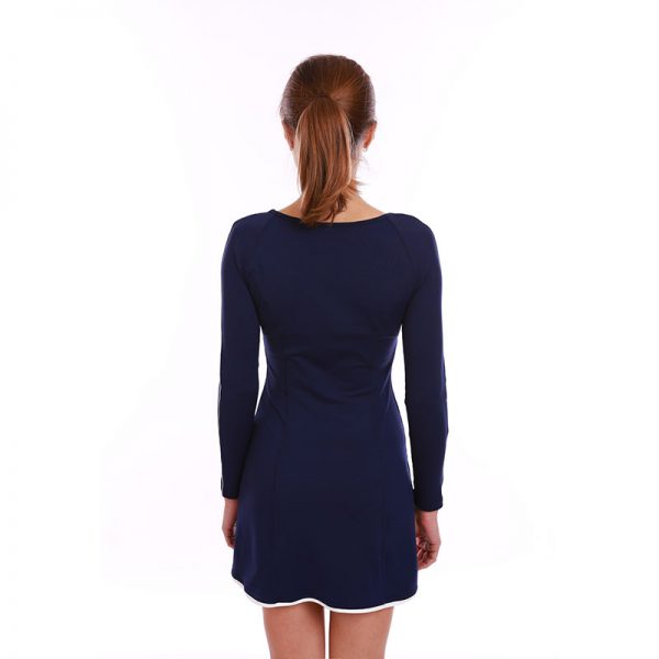 ESTRADA Dress with long reglan sleeves