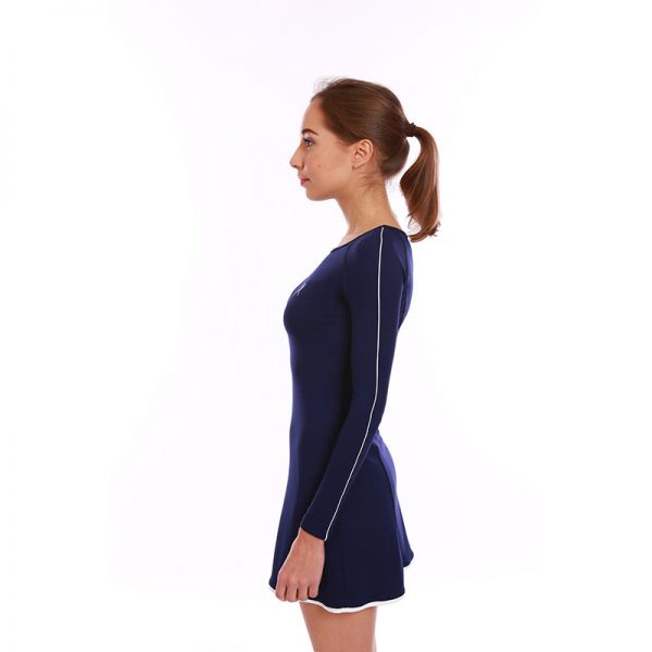 ESTRADA Dress with long reglan sleeves