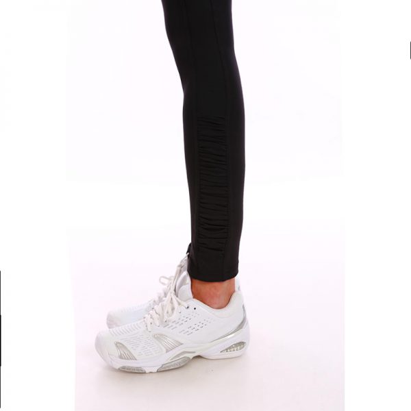 ESTRADA tennis leggings with ruffle side