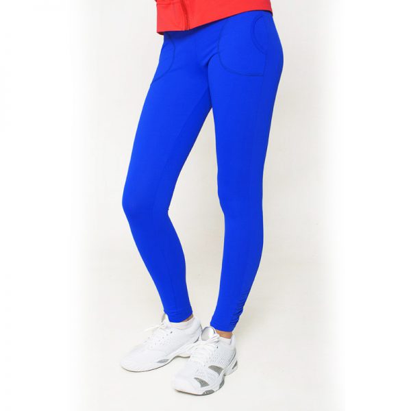 ESTRADA tennis leggings with ruffle side