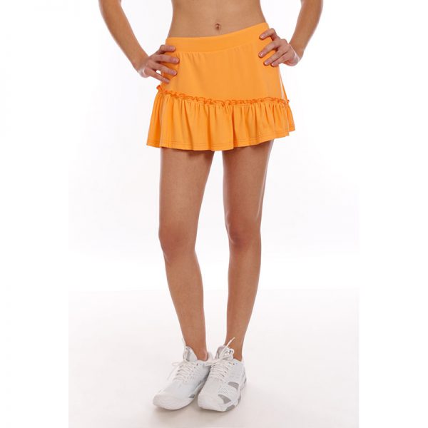 ESTRADA ruffle tennis skirts with built-in shorts