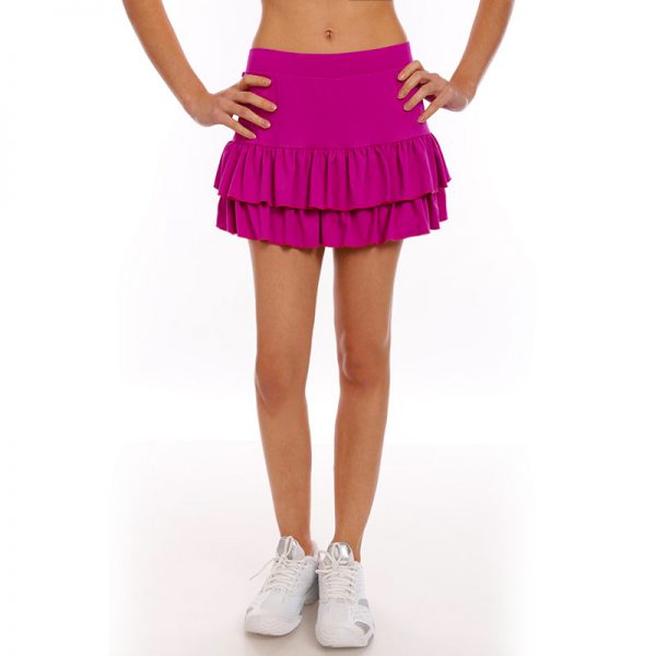 ESTRADA Ruffle Tennis skirts with built-in shorts