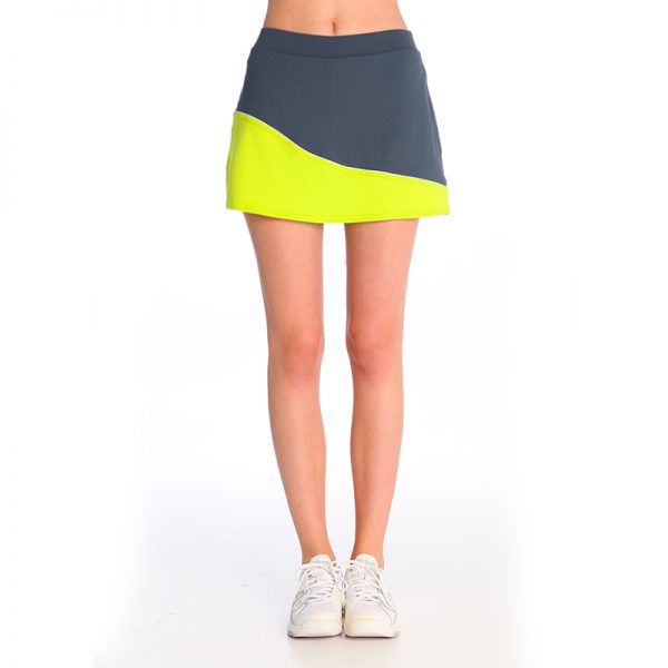 ESTRADA asymmetrical skirts with built-in shorts