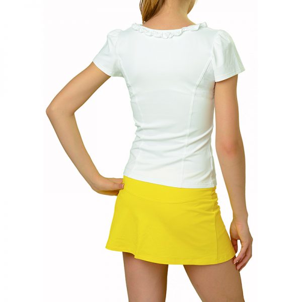 ESTRADA short sleeve romantic tennis top