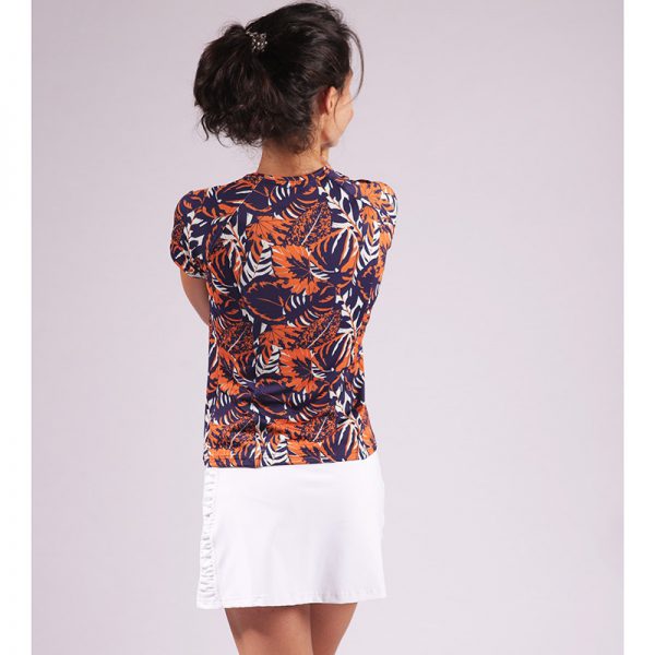 ESTRADA tennis top with flower-print