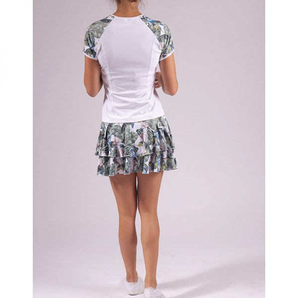 ESTRADA flouncy-jungle style skirts (built-in shorts)