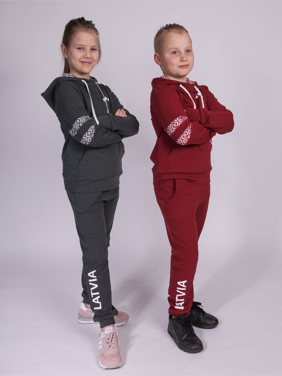 ESTRADA boy's Tracksuit Hoodie Set "LATVIA"