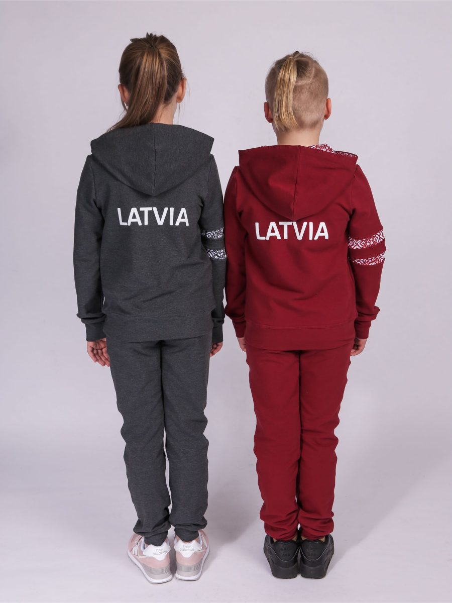 ESTRADA sporta džemperis "Latvia" meitenēm