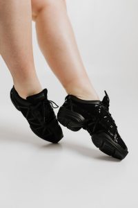 black dance sneakers